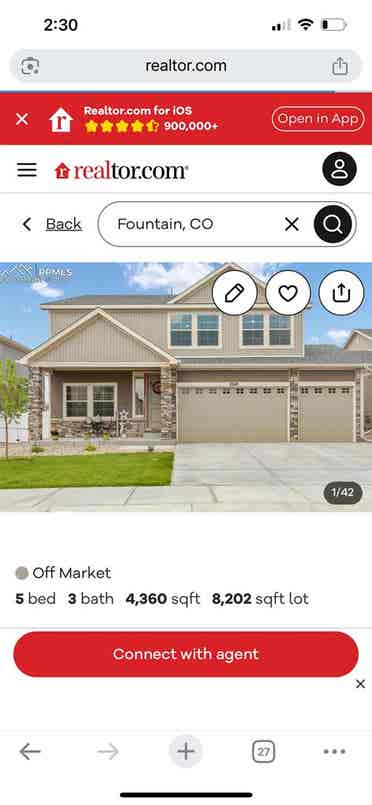 Room for rent in fountain co