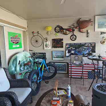 Spare room for rent.