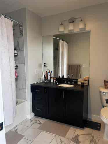 Master bedroom in Cast Iron Lofts