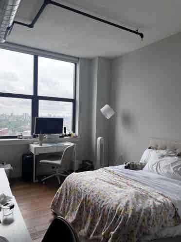 Master bedroom in Cast Iron Lofts