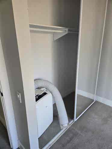 Bedroom with utilities