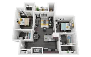 Furnished  bath! 1 roommate!