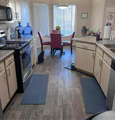 Comfy queen, bath, great location!