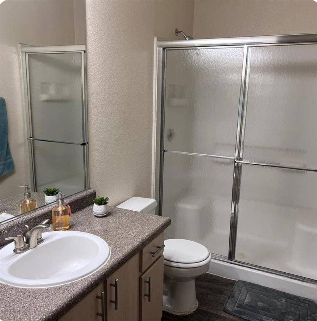 Comfy queen, bath, great location!