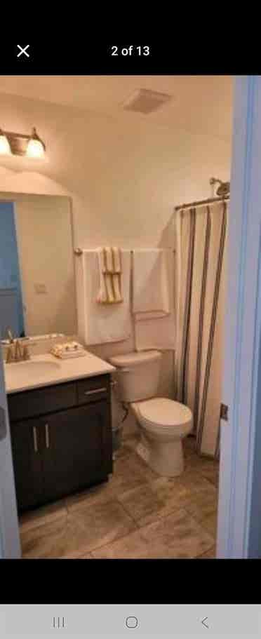 Your own  private bath