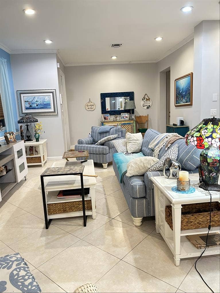 Private bedroom, furnished and bath
