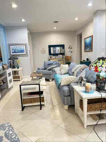 Private bedroom, furnished and bath