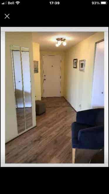 Montreal downtown, furnished condo.