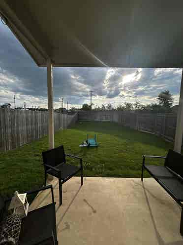 Furnished bedroom/ house for rent.
