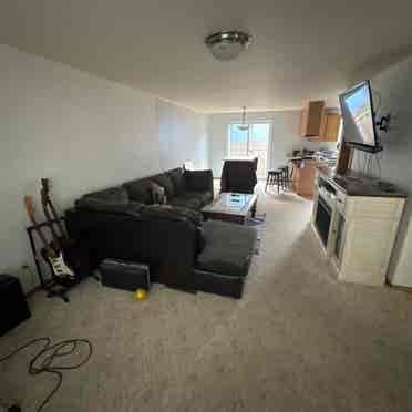 1 bedroom shared bathroom