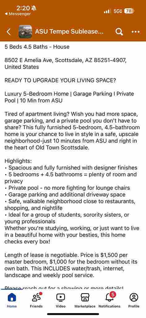 Rooms for rent
