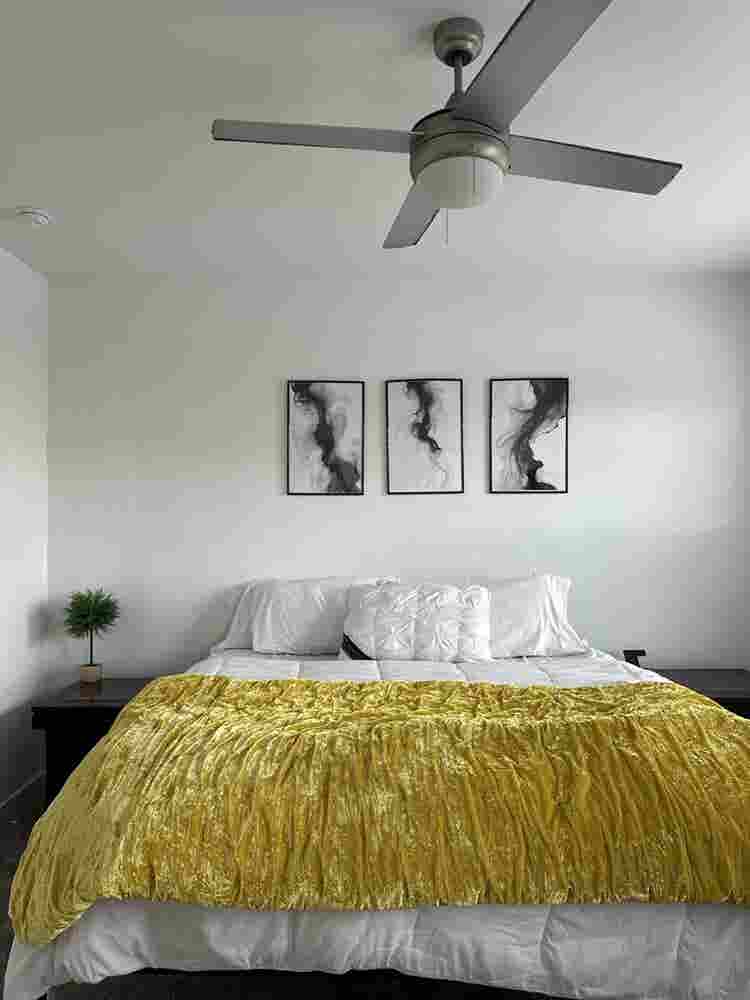 Master Bedroom w/ Private Bathroom.