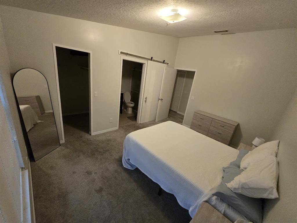 Master bedroom in Suntree condo