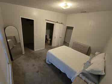 Master bedroom in Suntree condo