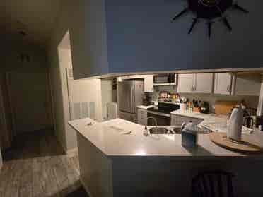 Master bedroom in Suntree condo