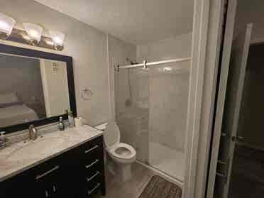 Master bedroom in Suntree condo