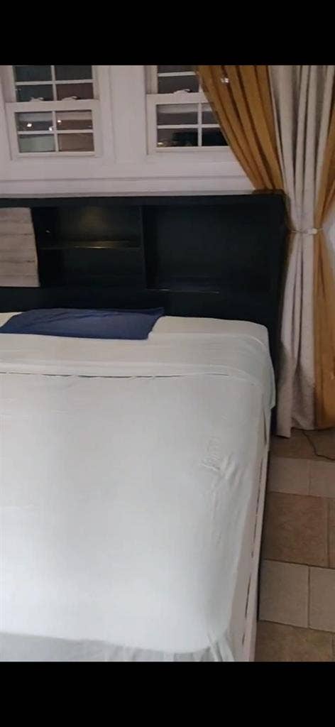 Private bedroom and bathroom