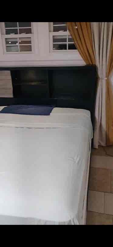Private bedroom and bathroom