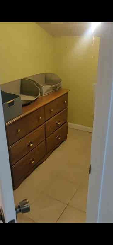 Private bedroom and bathroom