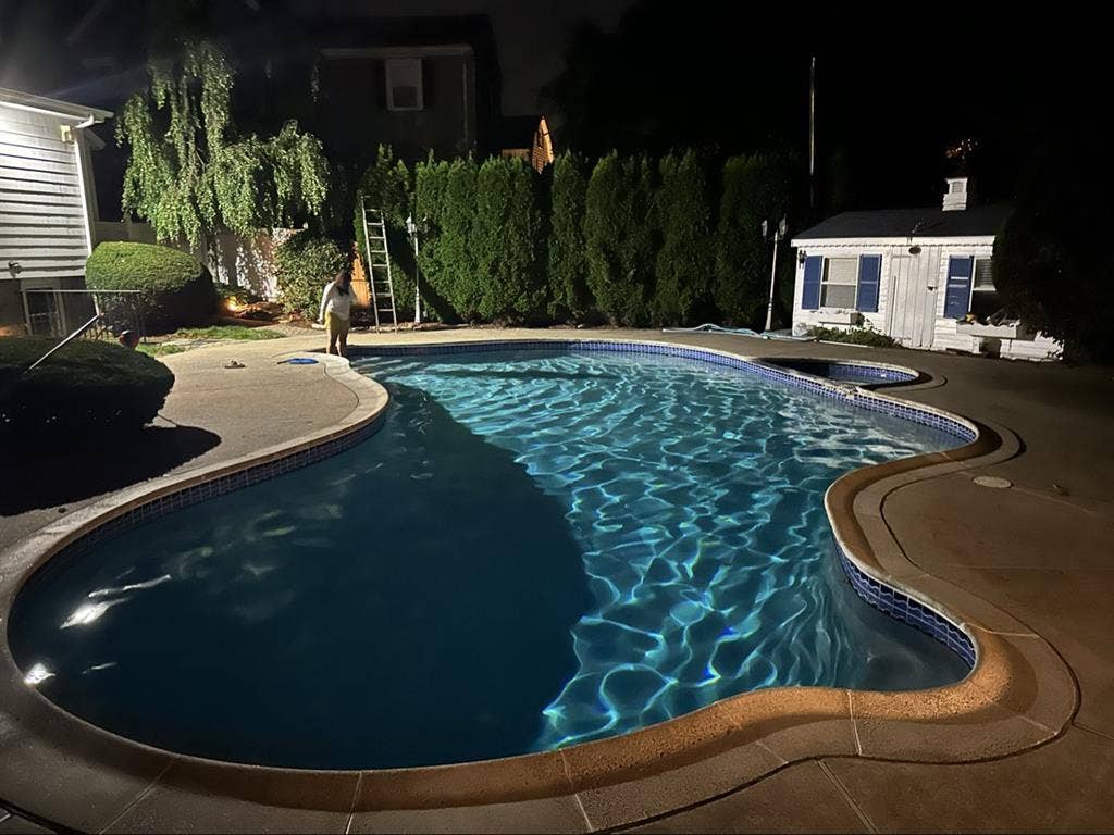 Home with the pool