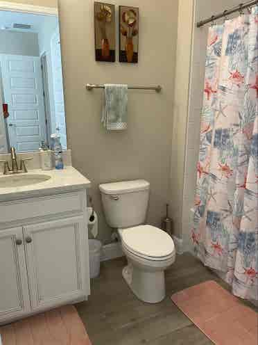 1 bedroom with ensuite private bath