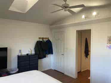 Master bedroom w/ private bathroom