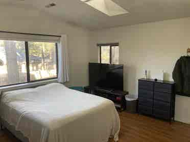 Master bedroom w/ private bathroom