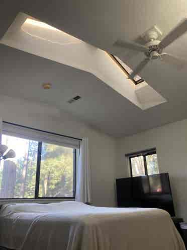 Master bedroom w/ private bathroom
