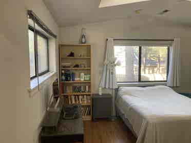 Master bedroom w/ private bathroom