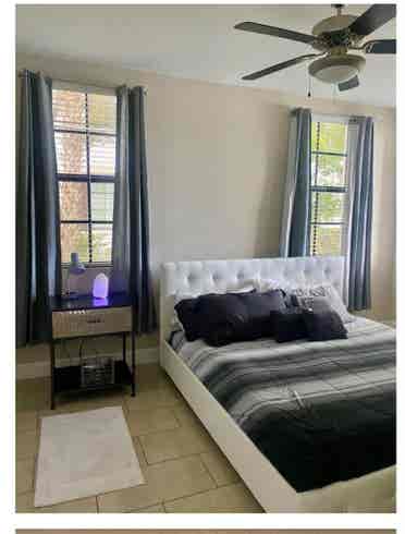 Well lighted master room