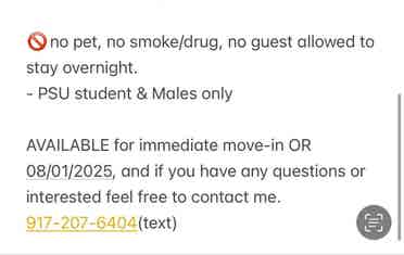 PSU Abington, Male Roommates