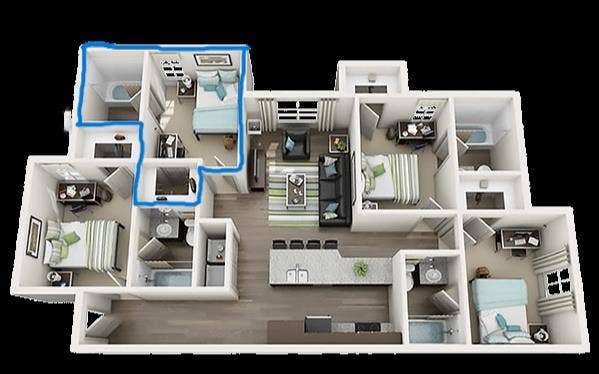 Year-Long Lease Available