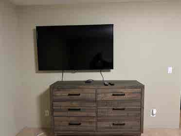 Large finished basement w/ window
