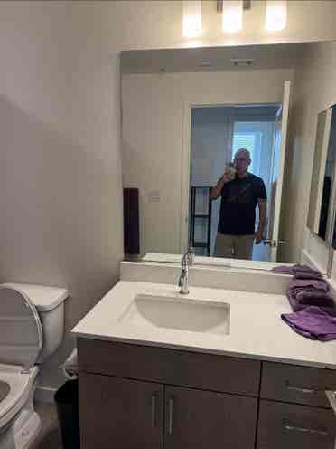 Room with private bathroom