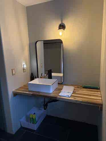 Medium sized room with private bath