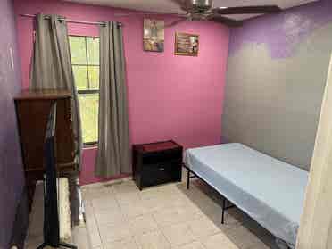 Small pink room