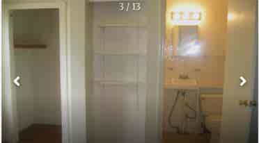 Bedroom w/ own 
bath, wlk dist.to UK