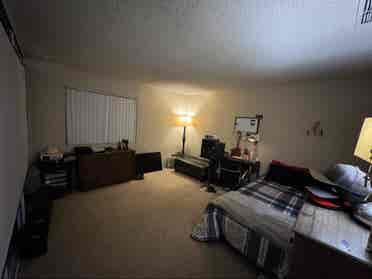Spacious room with bathroom