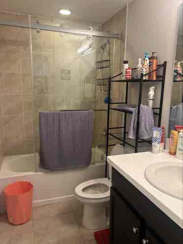 Large bedroom with private bathroom