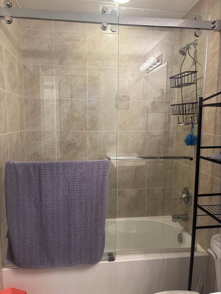 Large bedroom with private bathroom