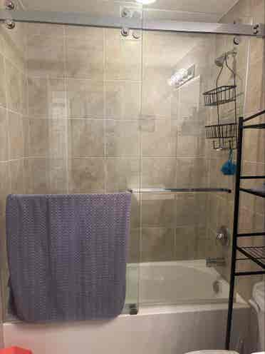 Large bedroom with private bathroom
