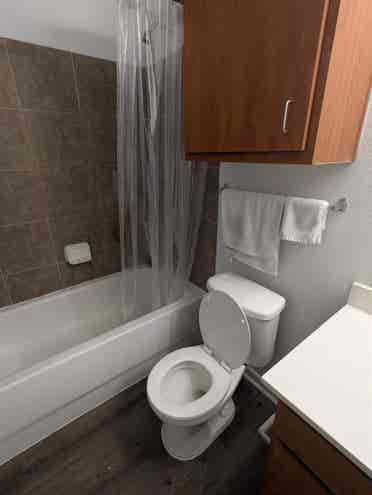 1 bedroom with shared living