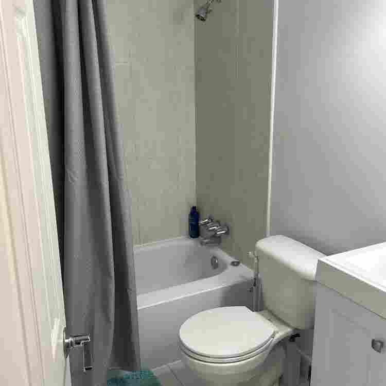 Room with own bathroom.