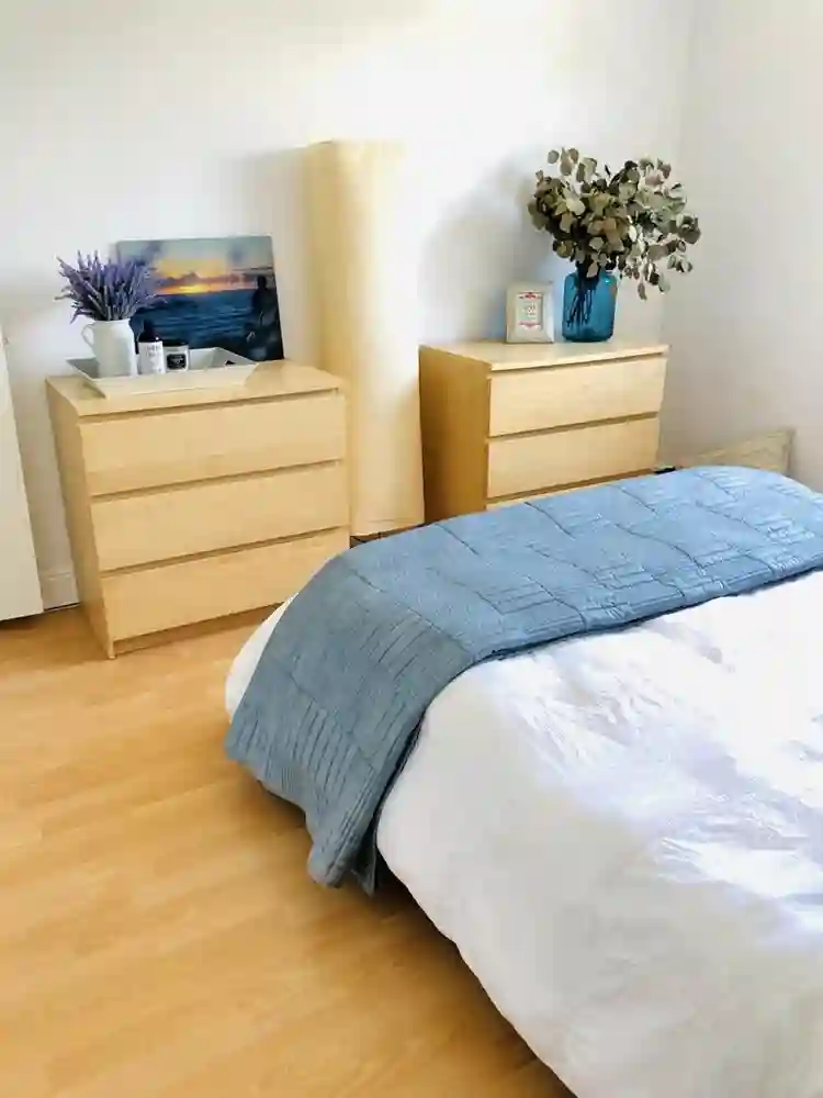 Room with own bathroom.