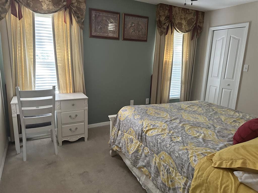 Fully furnished room & private bath
