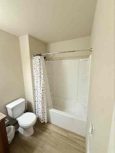 Private bedroom and bathroom