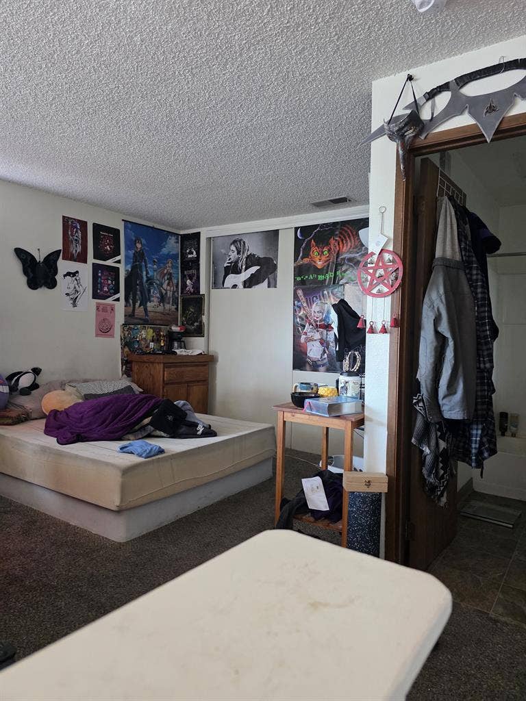 Loft bedroom with private bathroom