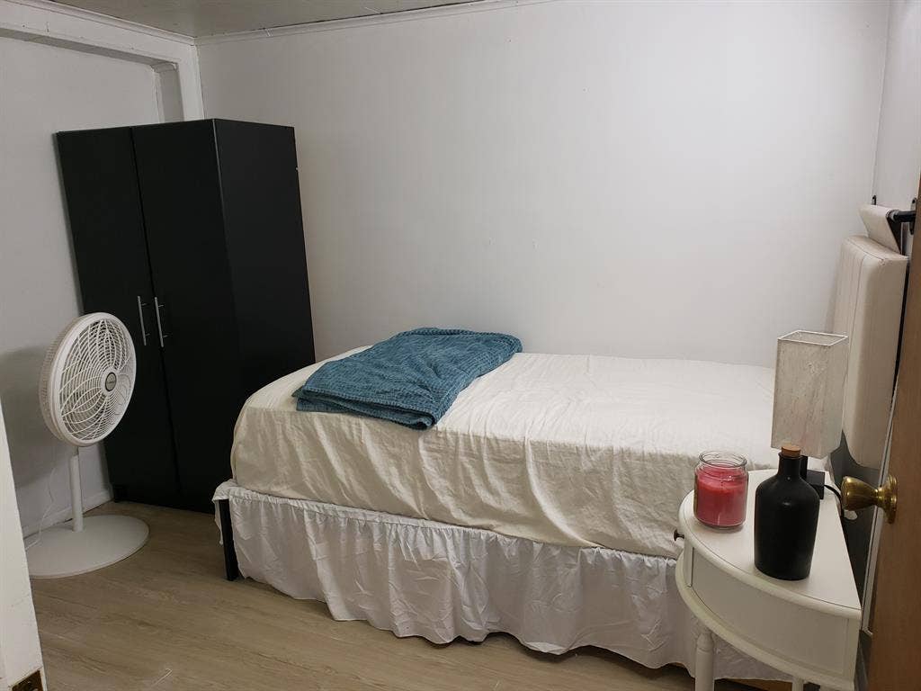 small bedroom ( female) in basement