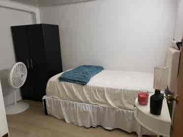 small bedroom ( female) in basement