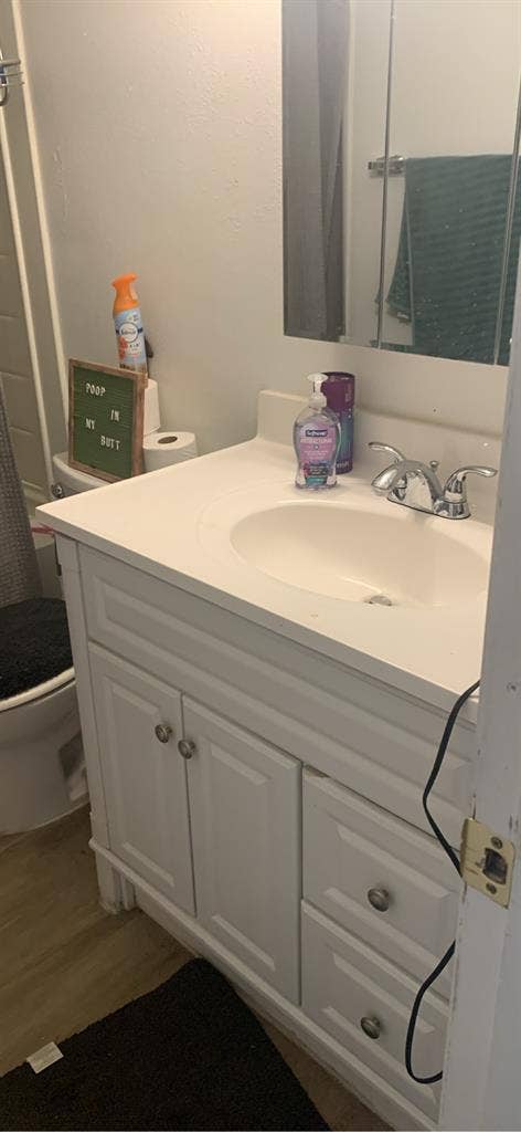 One room open in two bedroom 1bath